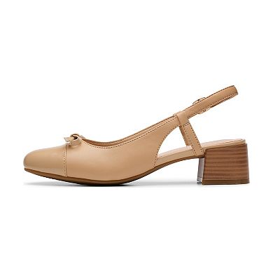 Clarks Iridessa Sling Women's Leather Dress Shoes