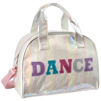 Metallic Hearts Dome Shape Duffel Bag