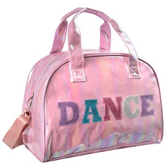 Metallic Hearts Dome Shape Duffel Bag