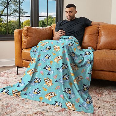 Disney's Bluey Loving Ice Cream Silk Touch Throw Blanket 46" x 60"