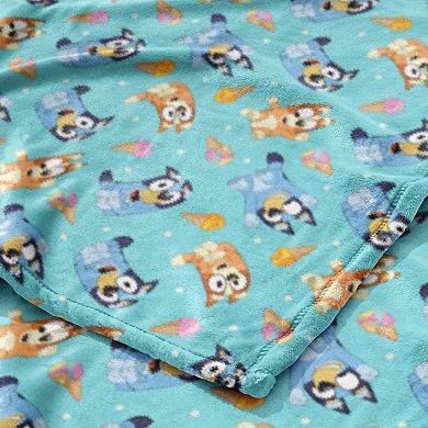 Disney's Bluey Loving Ice Cream Silk Touch Throw Blanket 46" x 60"