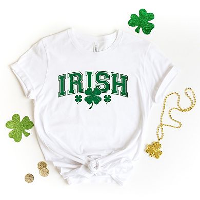 Irish Varsity Outline Arched - Women's Short Sleeve Graphic T-Shirt