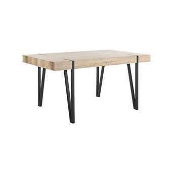 Canyon Gray Rustic Industrial Dining Table