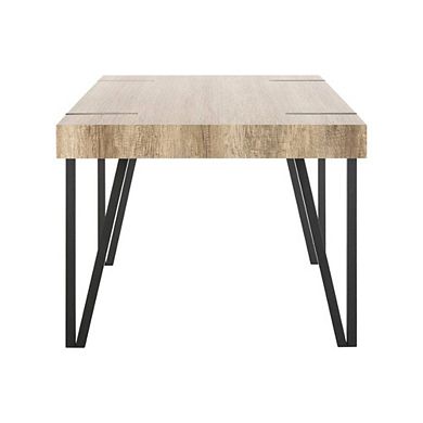 Canyon Gray Rustic Industrial Dining Table