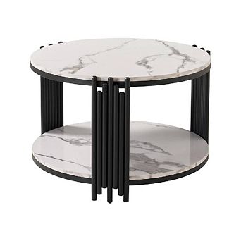 Minimalist Round Modern Accent Table