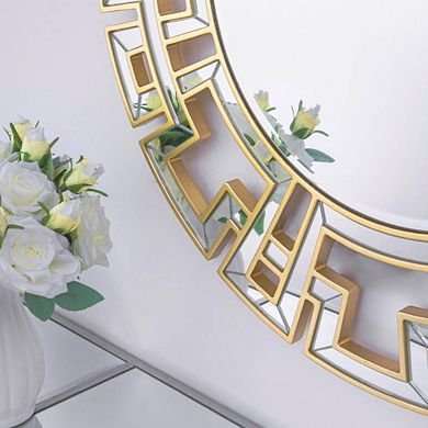 Gold Modern Decorative Accent Mirror