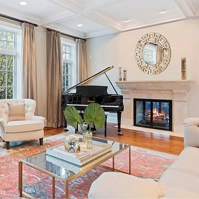 Gold Modern Decorative Accent Mirror