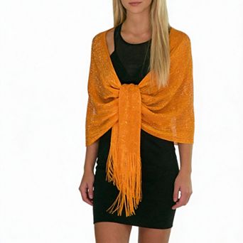 Sparkly Metallic Wedding Party Shawl, Versatile for Any Occasion