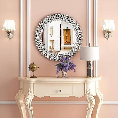 Luxury Crystral Jeweled Accent Mirror