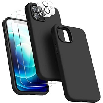 Entronix Bundle - Liquid Silicone Case with 2 Screen Protectors & 2 Camera Protectors