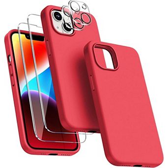 Entronix Bundle - Liquid Silicone Case with 2 Screen Protectors & 2 Camera Protectors