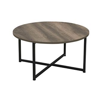 Rustic Ashwood Wood Grain Accent Table