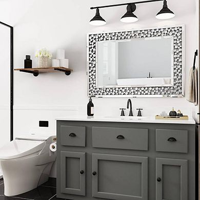 Venetian Accent Mirror With Rhinestones