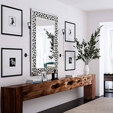 Venetian Accent Mirror With Rhinestones