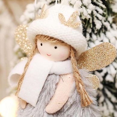 3-Pcs Plush Angel Holiday Decoration Ornaments