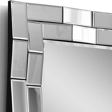 Abstract Wave Shaped Decorative Accent Mirror