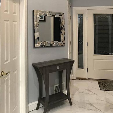 Abstract Wave Shaped Decorative Accent Mirror