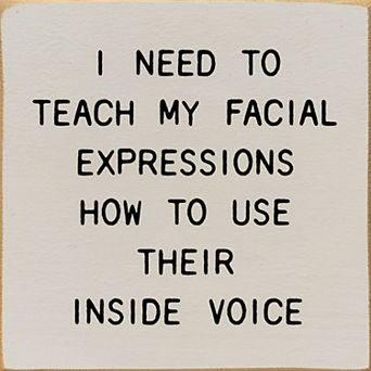 7 x 7 Inch Funny Wood Wall Sign Office Desk Shelf Decor with Quote