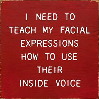 7 x 7 Inch Funny Wood Wall Sign Office Desk Shelf Decor with Quote