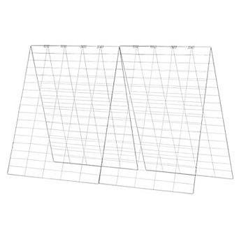 Garden Plant Support Trellis with Dual-Sided A-Frame Design, Rust-Resistant Steel