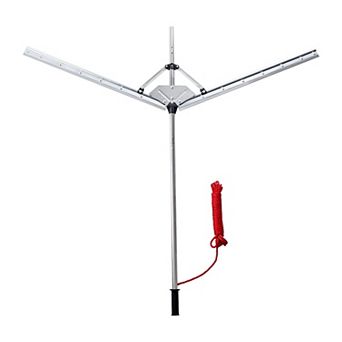 Adjustable Aquatic Weed Rake with Nylon Rope for Ponds, Lakes, and Water Features