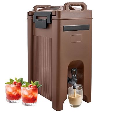 5-Gallon Insulated Beverage Dispenser with Drip-Free Spigot and Foam Insulation