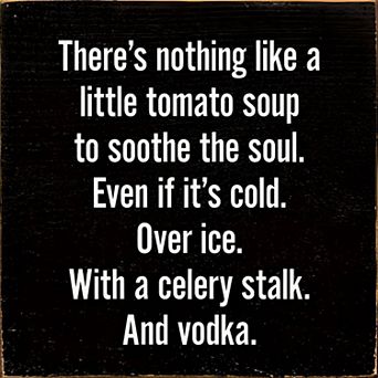 7 x 7 Wood Wall Sign Witty Brunch Quote for Home Bar or Kitchen