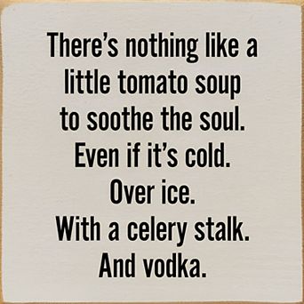 7 x 7 Wood Wall Sign Witty Brunch Quote for Home Bar or Kitchen