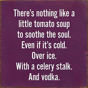 7 x 7 Wood Wall Sign Witty Brunch Quote for Home Bar or Kitchen