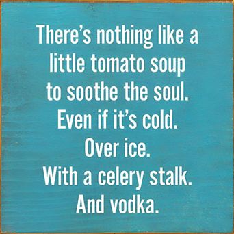 7 x 7 Wood Wall Sign Witty Brunch Quote for Home Bar or Kitchen