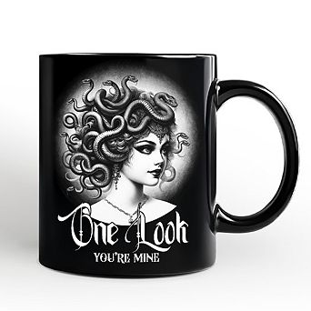 Medusa Spooky Portrait Mug Horror Villain Theme Halloween Gift
