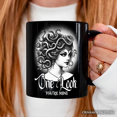 Medusa Spooky Portrait Mug Horror Villain Theme Halloween Gift