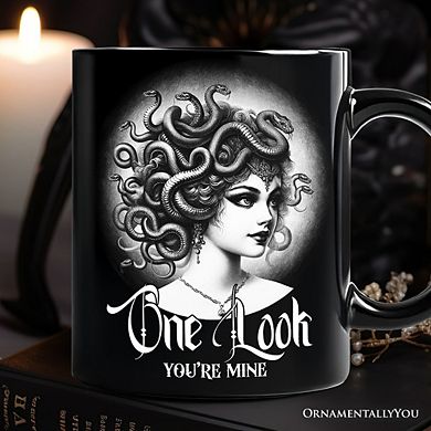 Medusa Spooky Portrait Mug Horror Villain Theme Halloween Gift