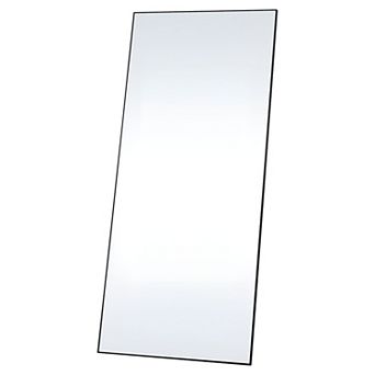 71 x 31-inch Oversized Full-Length Wall Mirror with Black Aluminum Frame for Bedroom or Closet
