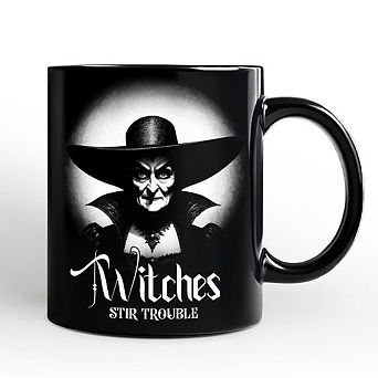 Witch Spooky Portrait Mug Horror Villain Theme Halloween Gift