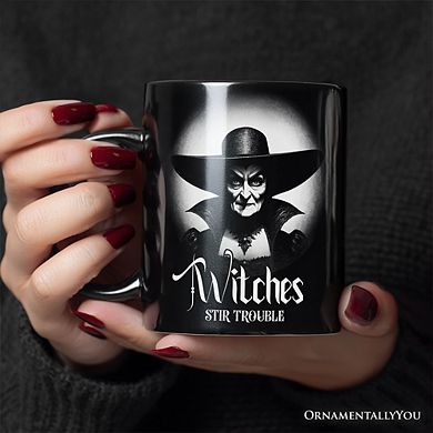 Witch Spooky Portrait Mug Horror Villain Theme Halloween Gift