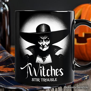 Witch Spooky Portrait Mug Horror Villain Theme Halloween Gift