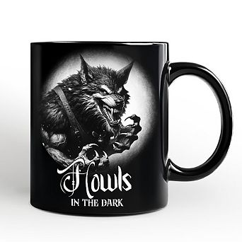 Werewolf Spooky Portrait Mug Horror Villain Theme Halloween Gift