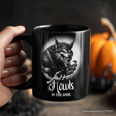 Werewolf Spooky Portrait Mug Horror Villain Theme Halloween Gift