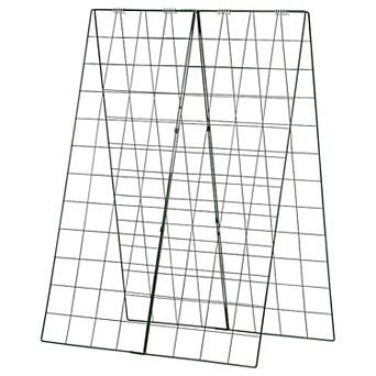 Folding Garden Trellis for Climbing Vegetables and Vining Plants - Green