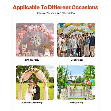 3-Piece Gold Wedding Arch Set Dome-Shaped Metal Backdrop Stand for Ceremonies and Parties