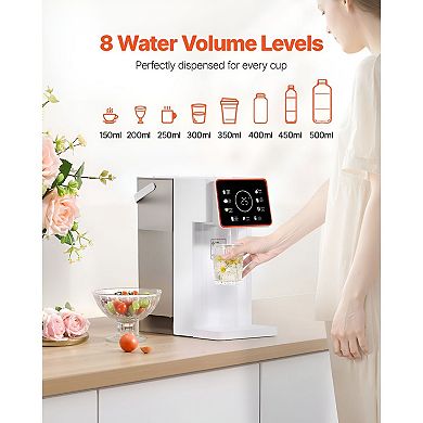 Instant Hot Water Dispenser with Stainless Steel Heating System and LED Display