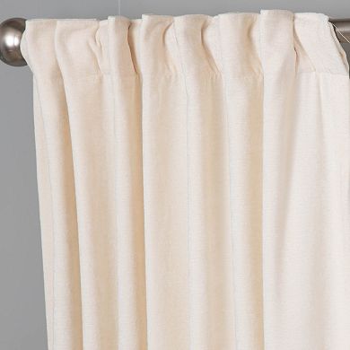 NATCO Tayla Room Darkening Rod Pocketed Single Window Curtain Panel