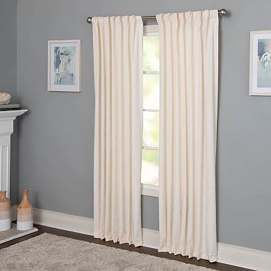 NATCO Tayla Room Darkening Rod Pocketed Single Window Curtain Panel