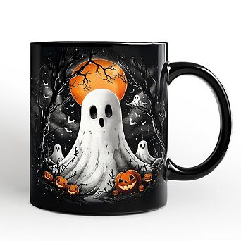 Ghost Night Halloween Mug, Spooky Horror Gift