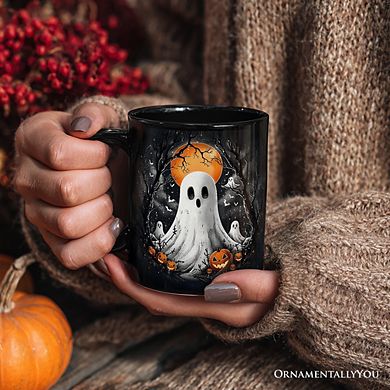 Ghost Night Halloween Mug, Spooky Horror Gift