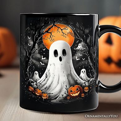 Ghost Night Halloween Mug, Spooky Horror Gift
