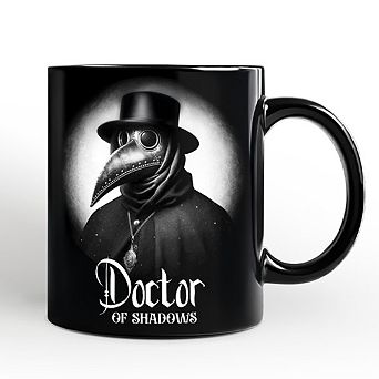 Plague Doctor Spooky Portrait Mug Horror Villain Theme Halloween Gift