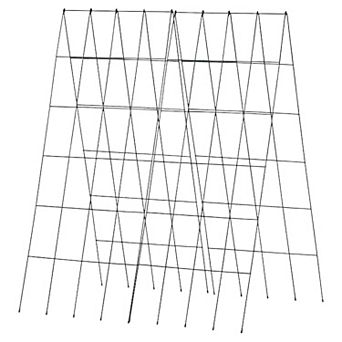 Foldable Metal Cucumber Trellis for Raised Beds and Garden Rows