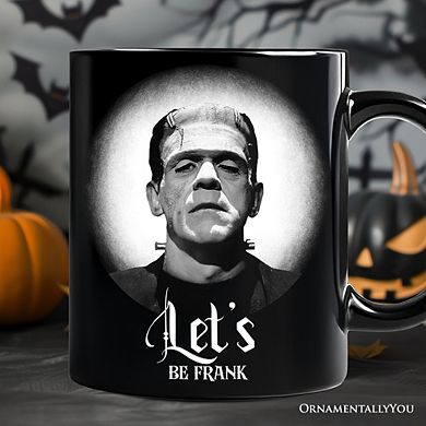 Frankenstein Spooky Portrait Mug Horror Villain Theme Halloween Gift